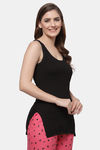 Floret Cotton Camisole (Pack of 2) - Black — thumbnail 5